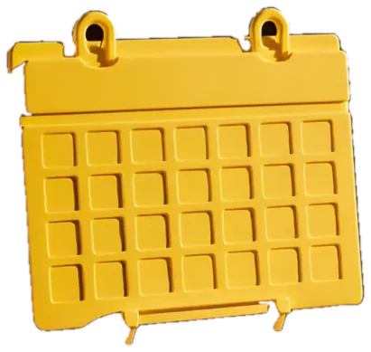 Calendário de mesa amarelo em 3D